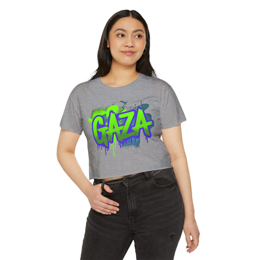 'GAZA' Festival Crop Top