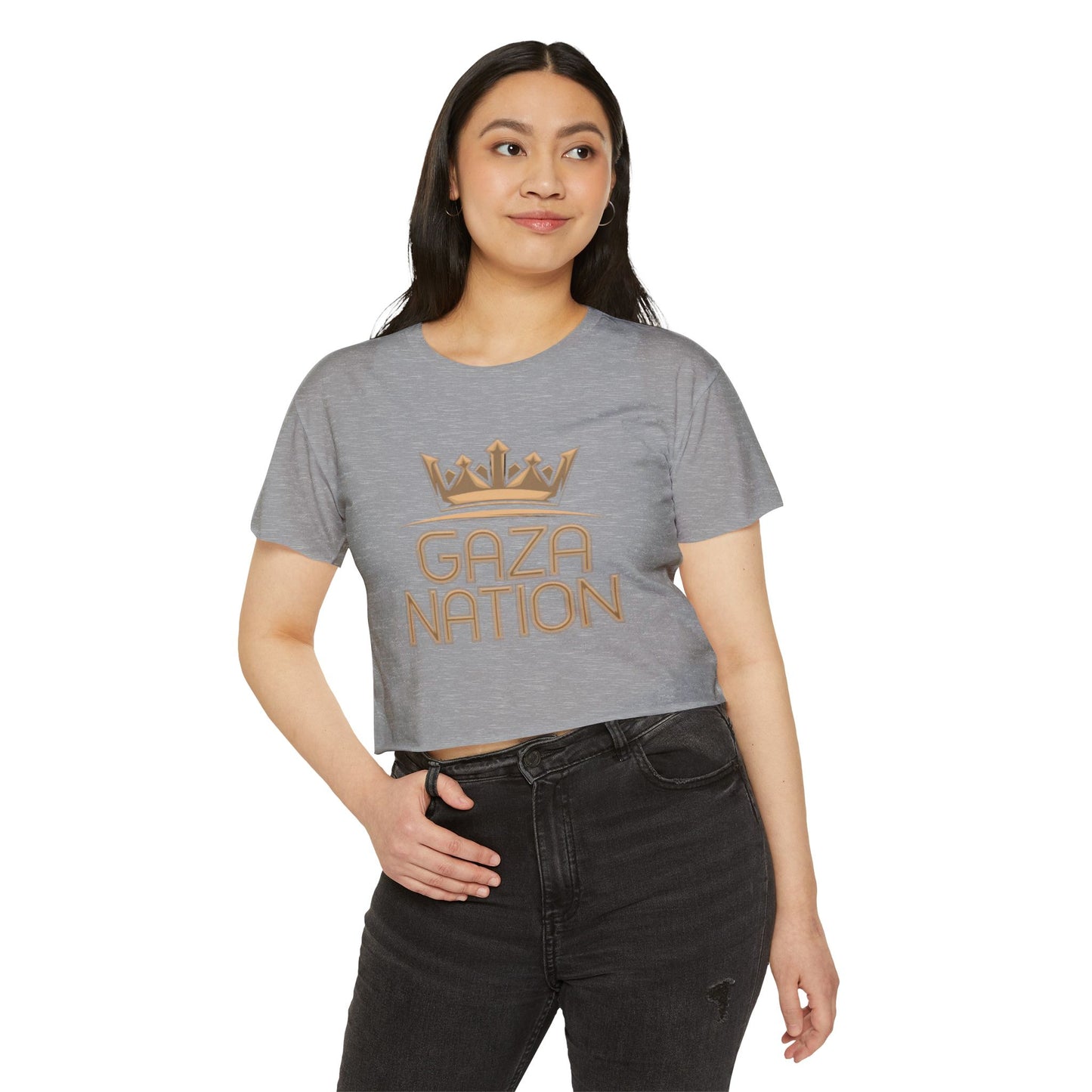 Gaza Nation 1 Festival Crop Top