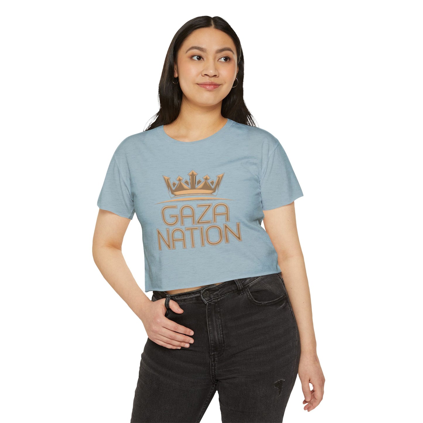 Gaza Nation 1 Festival Crop Top