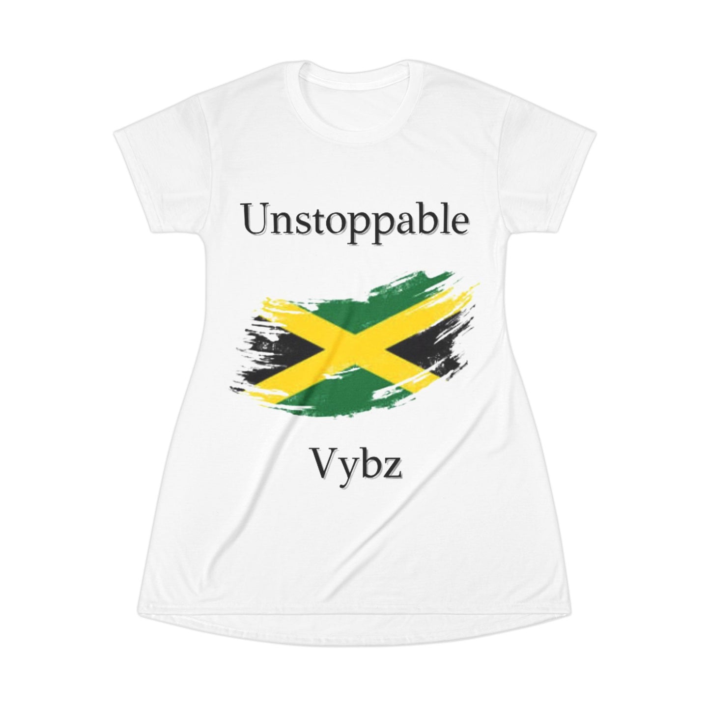 Unstoppable Vybz T-Shirt Dress (AOP)