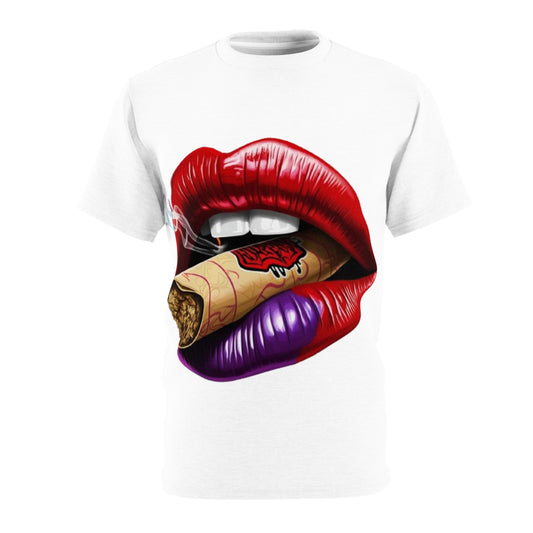 Smoking Lips 2 Cut & Sew Tee